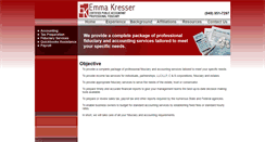 Desktop Screenshot of emmakresser.com