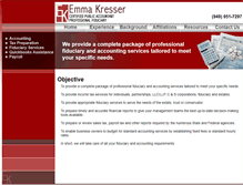 Tablet Screenshot of emmakresser.com